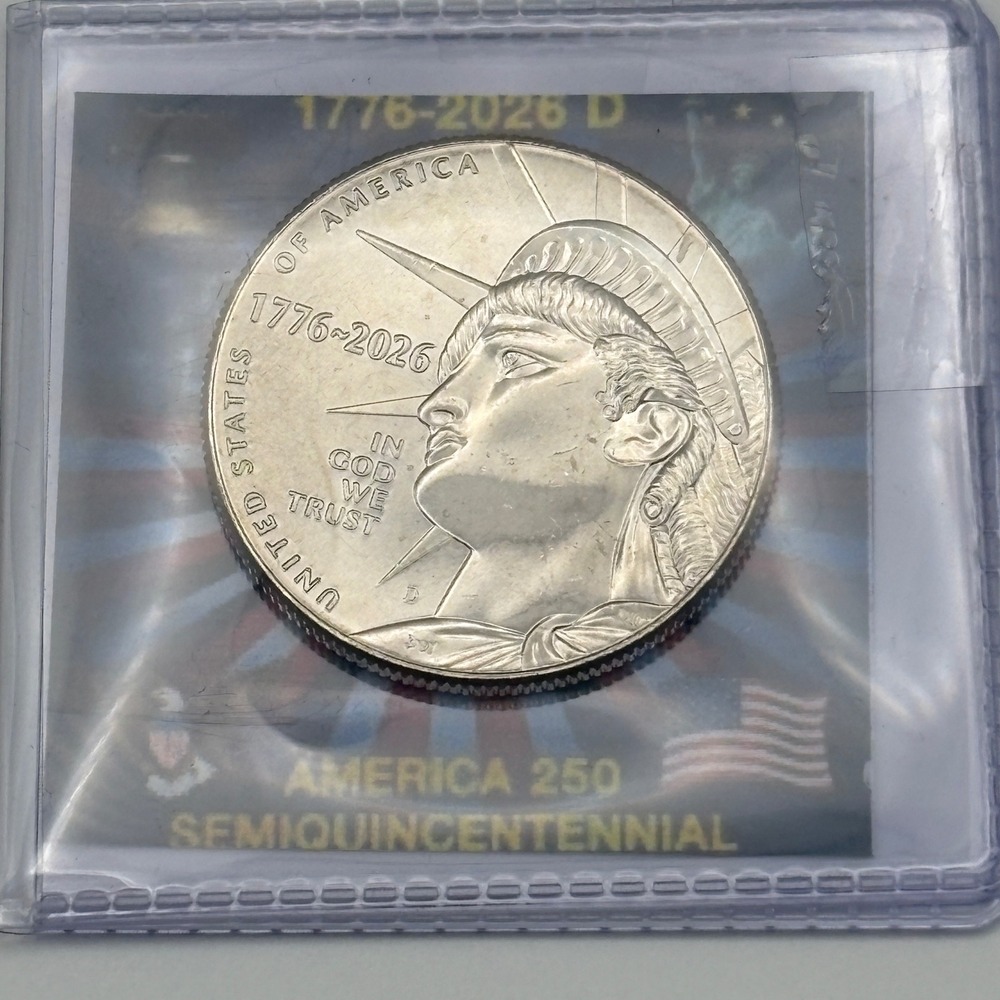 2026 D America 250 Semiquincentennial Commemorative Half Dollar Coin US Mint